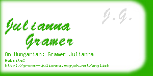 julianna gramer business card
